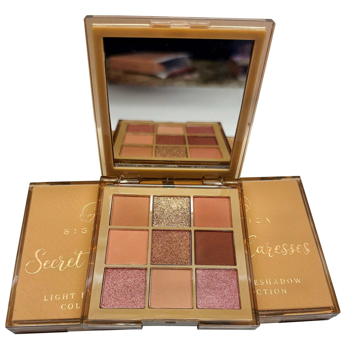 Eyeshadow Palette - Diverse & Unique Pigmented Shades -Secret CaressesSecret Caresses Eyeshadow Palette