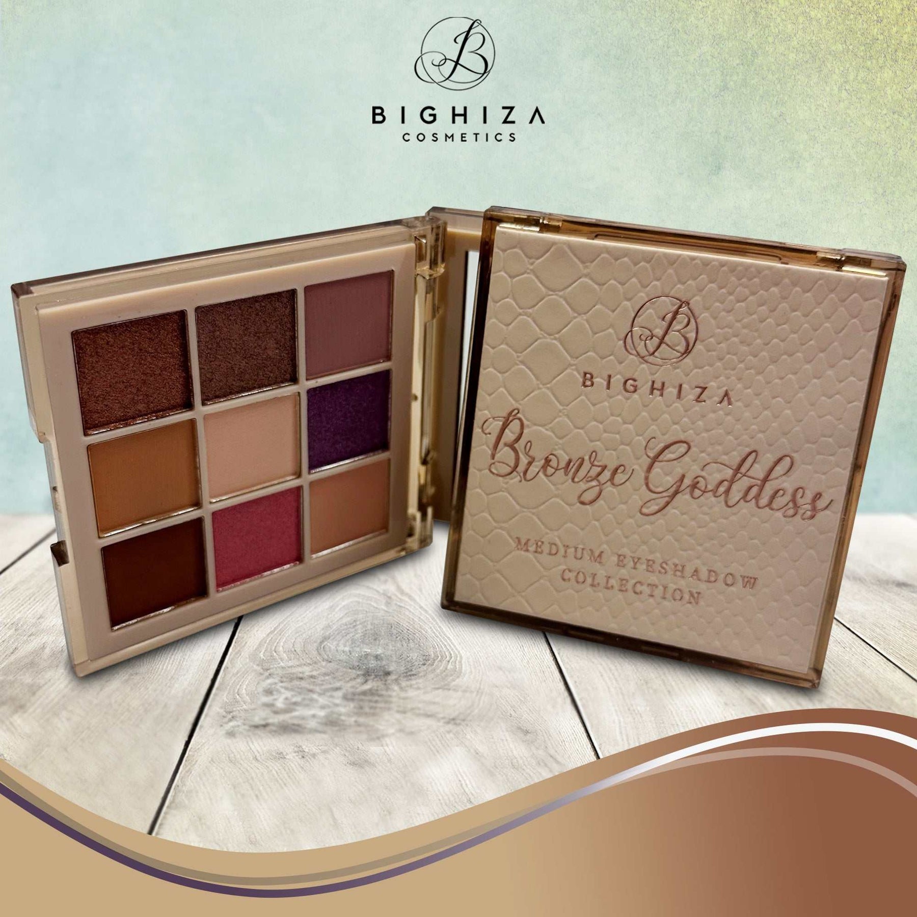 Eyeshadow Palette - Diverse & Unique Pigmented Shades - Bronze Goddess Eyeshadow Eyeshadow Palette - Diverse & Unique Pigmented Shades - Bronze Goddess Eyeshadow Palette - Bronze Goddess
