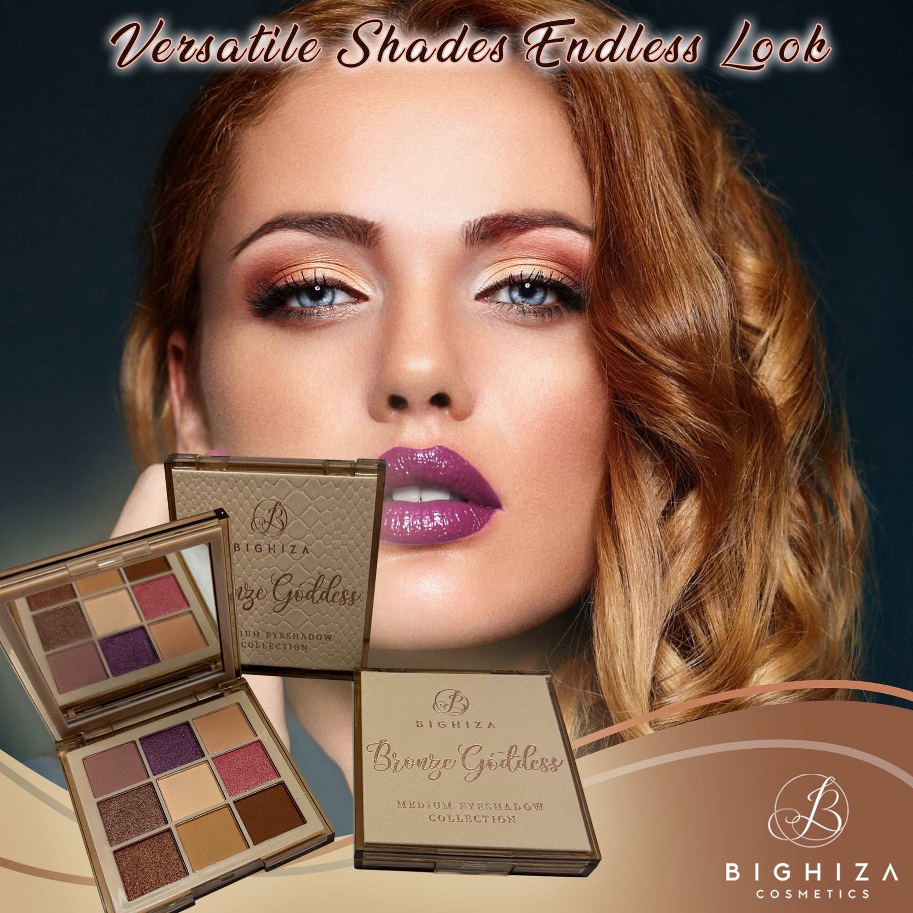 Eyeshadow Palette - Diverse & Unique Pigmented Shades - Bronze Goddess Eyeshadow Eyeshadow Palette - Bronze Goddess