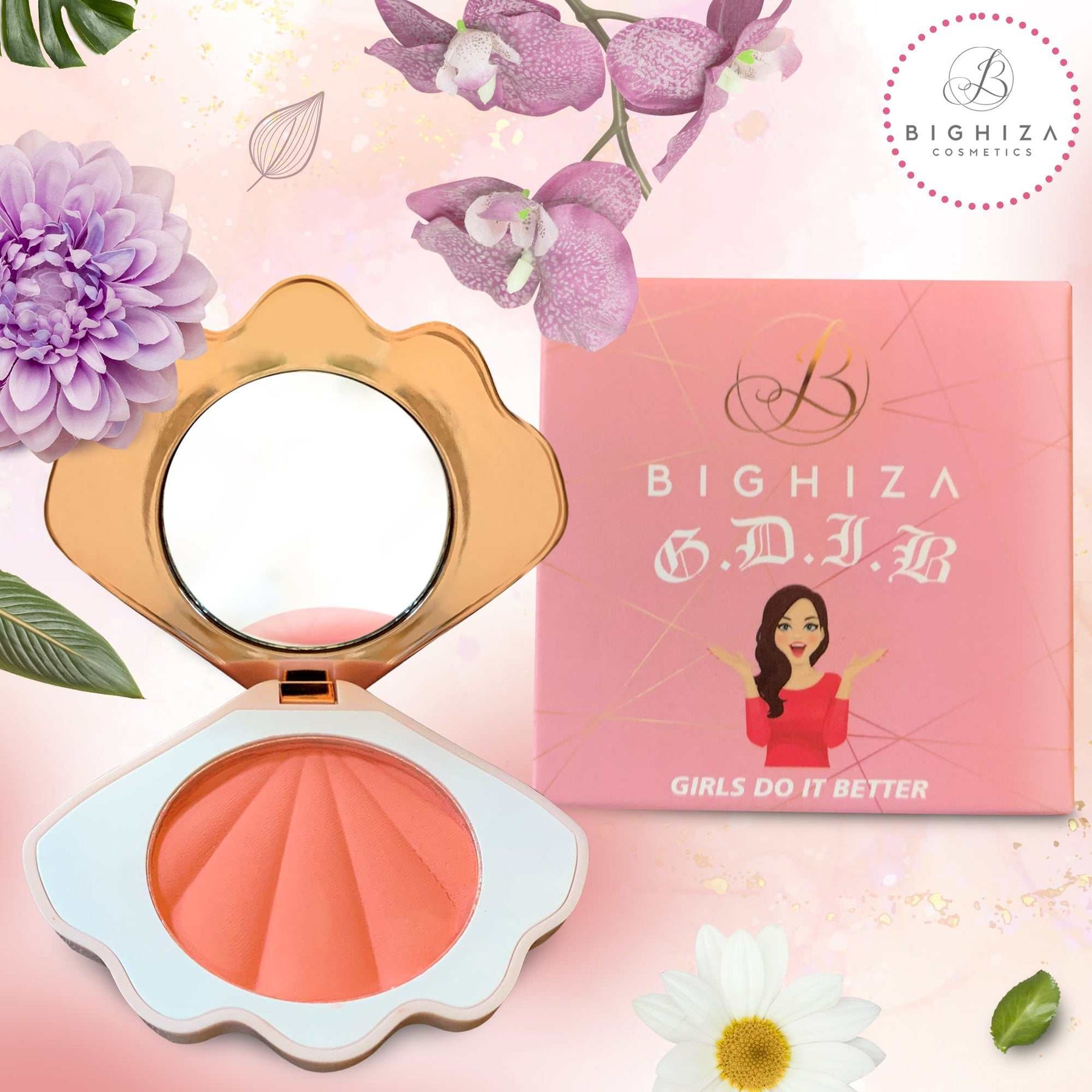 Matte Pressed Blush -Super-Blendable Oil-Free Formula - Coral Fantasy Matte Pressed Blush (Coral Fantasy)