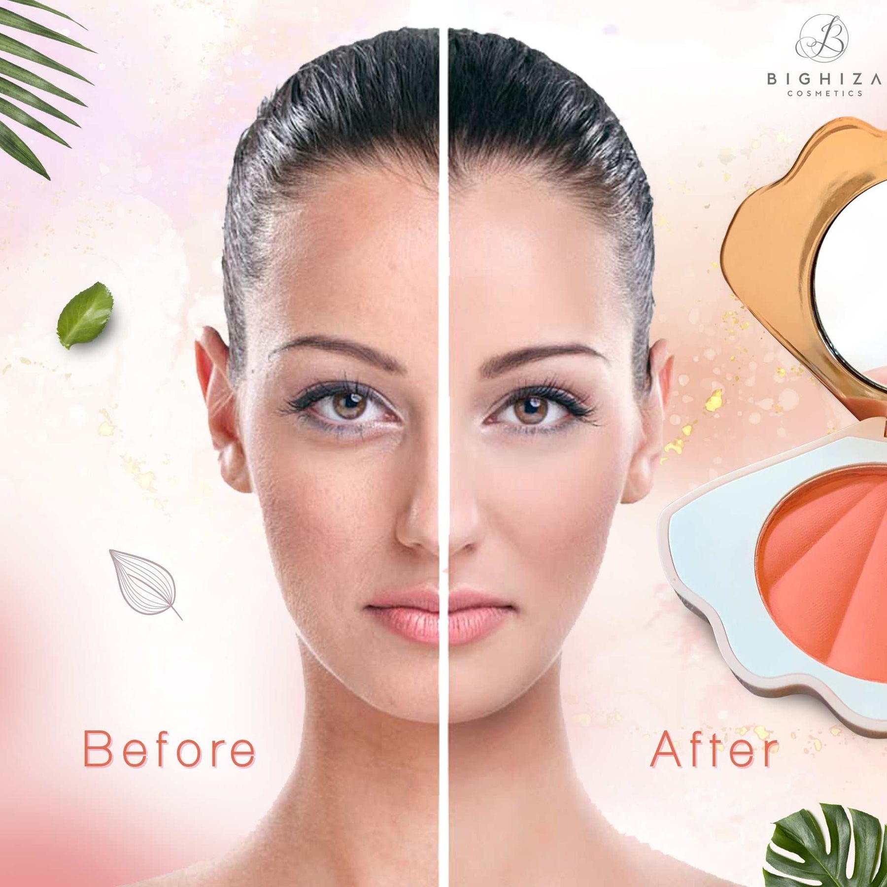 Matte Pressed Blush -Super-Blendable Oil-Free Formula - Coral Fantasy Matte Pressed Blush (Coral Fantasy)