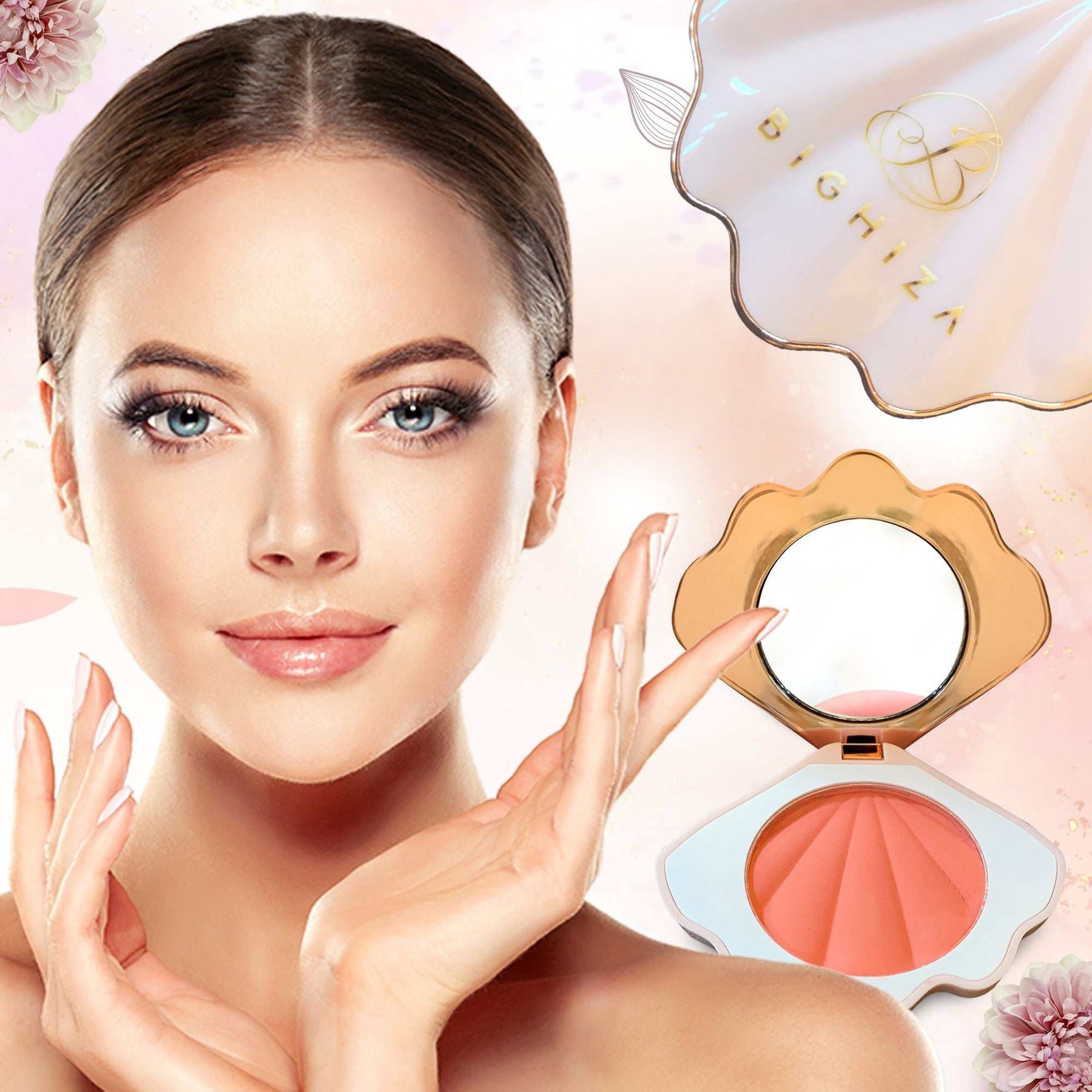 Matte Pressed Blush -Super-Blendable Oil-Free Formula - Coral Fantasy Matte Pressed Blush (Coral Fantasy)