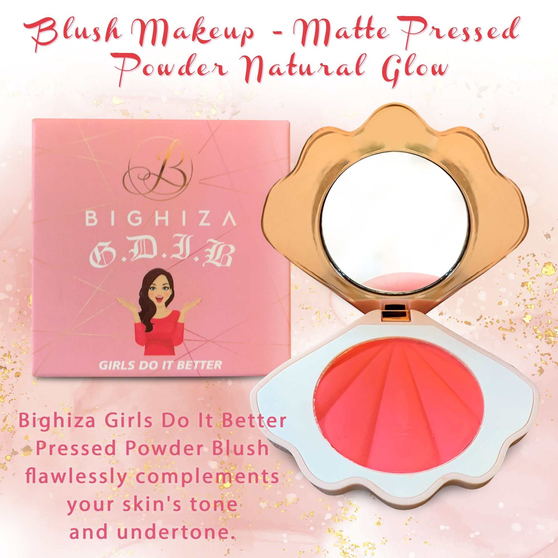 Matte Pressed Blush Rouge Ecstasy Matte Silky Powder Blush Oil-Free - Rouge Ecstasy