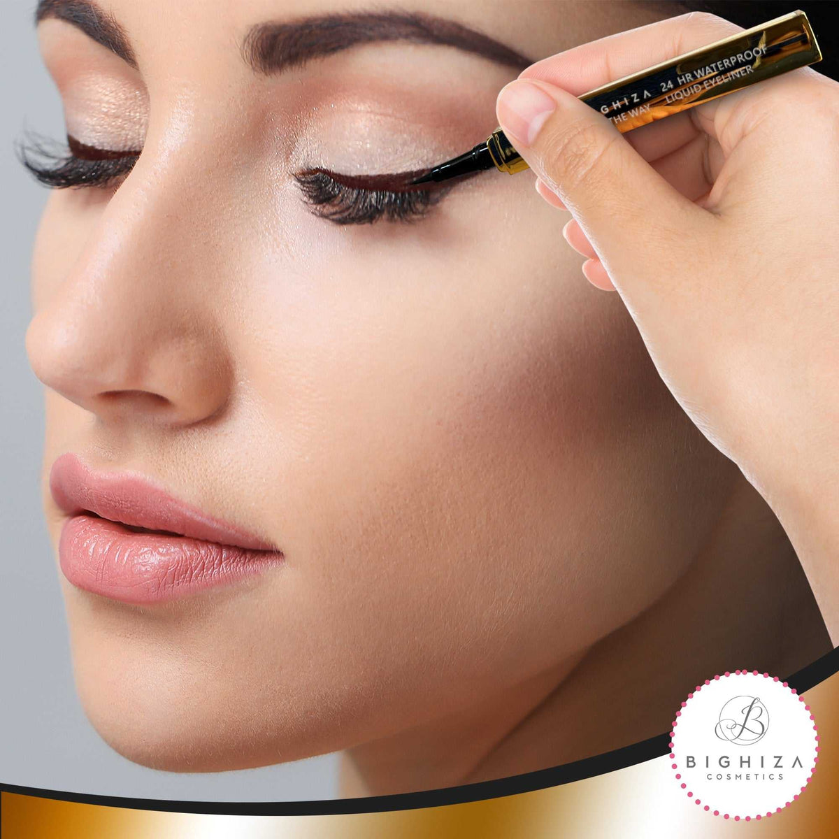 Liquid Eyeliner - Perfect & Precise Felt-Tipped Water-Proof - Brown Liquid 1