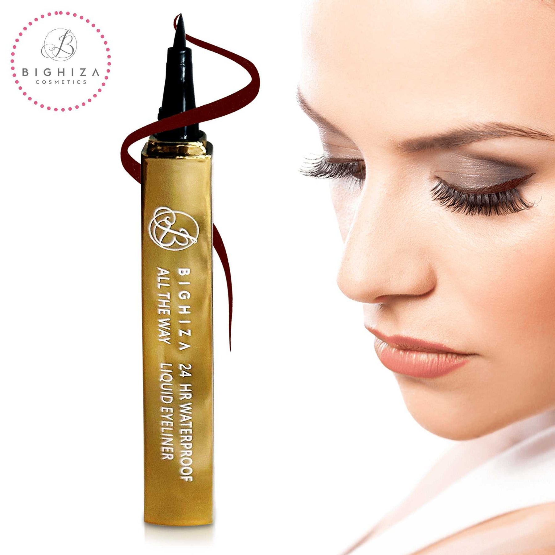 Liquid Eyeliner - Perfect & Precise Felt-Tipped Water-Proof - Black
