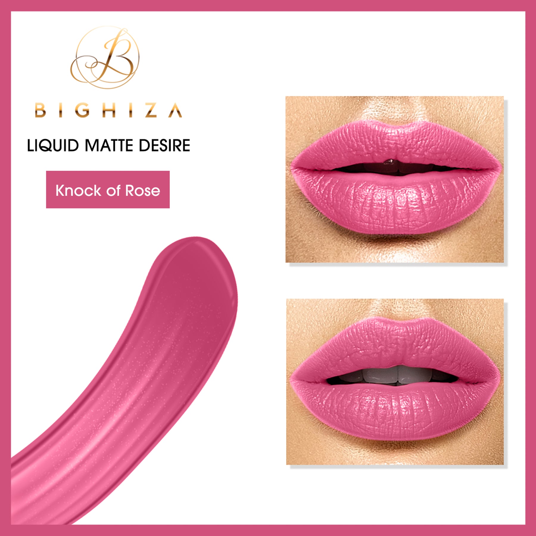 Matte Liquid Lipstick - Knock Matte Liquid Lipstick - Knock Out Rose