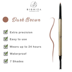 Ultra Fine Eyebrow Pencil - Perfect Definer Eyebrow Pencil -Dark Brown2