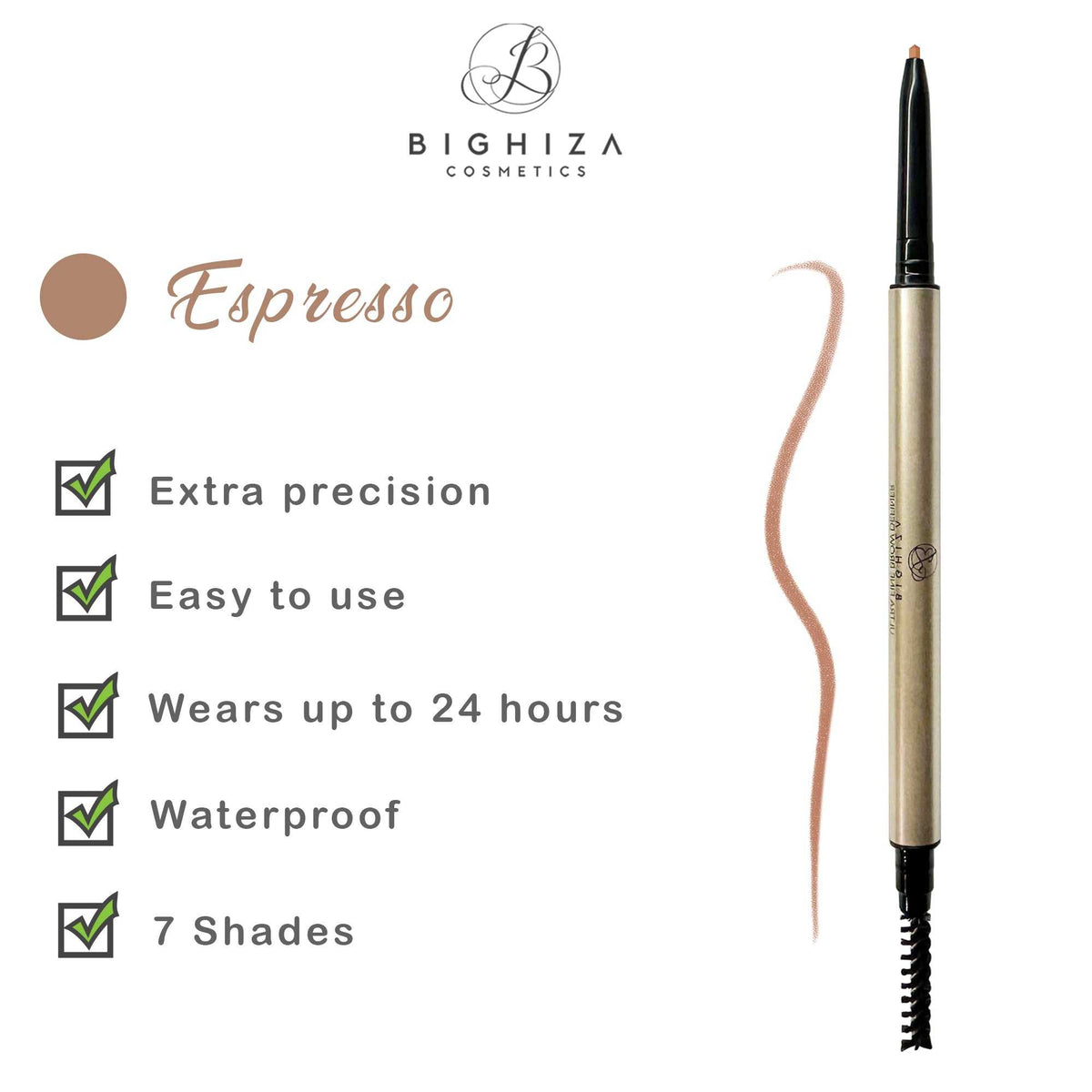 Ultra Fine Eyebrow Pencil - Perfect Definer Eyebrow Pencil -Espresso