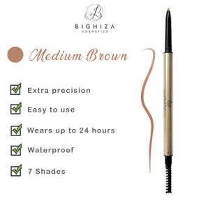 Ultra Fine Eyebrow Pencil -Perfect Definer Eyebrow Pencil-Medium Brown