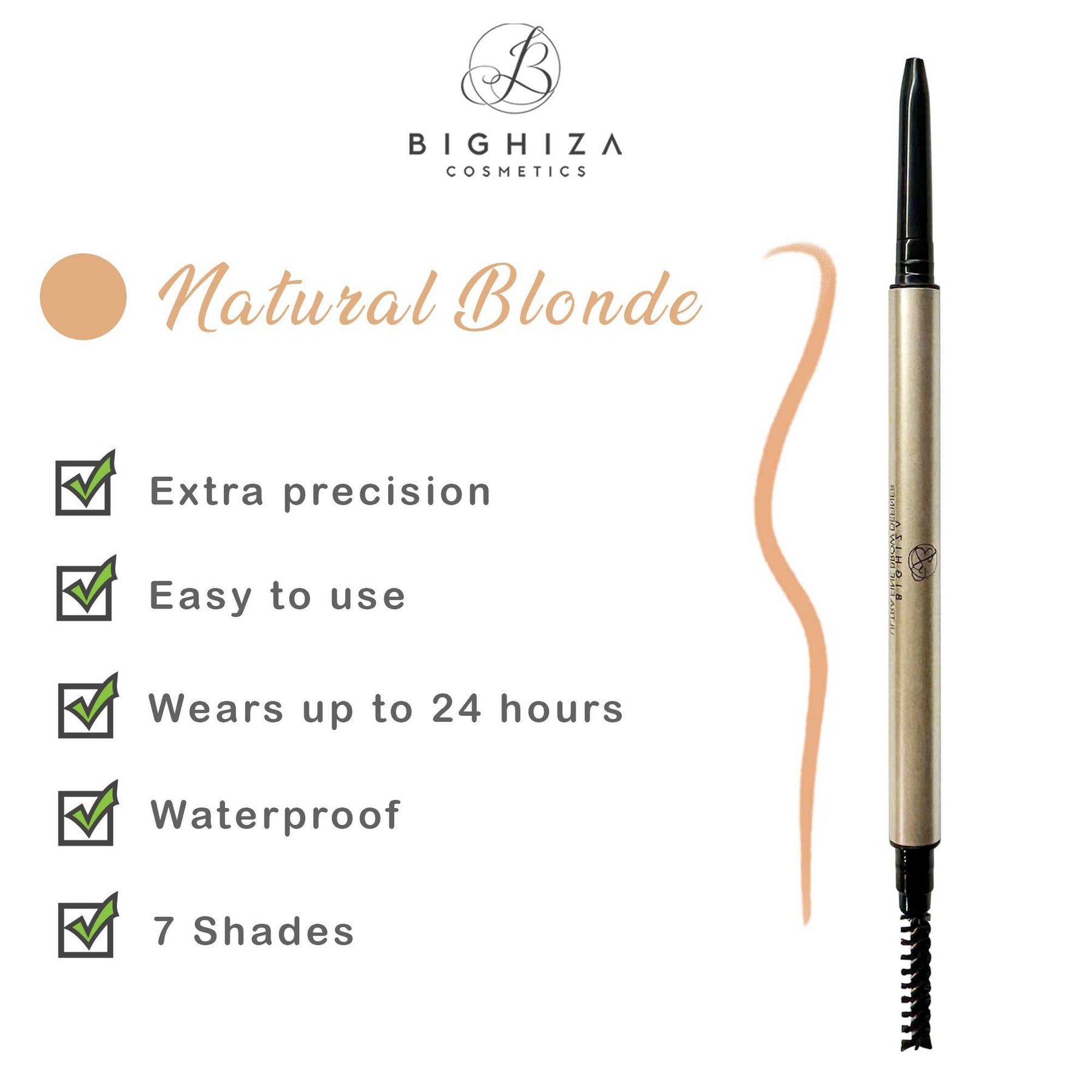 Ultra Fine Eyebrow Pencil - Perfect Definer Eyebrow Pencil-Nat. Blonde